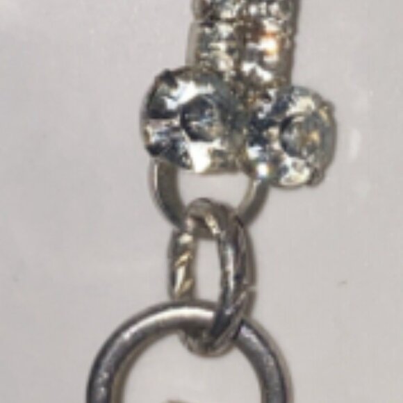 💎🦴🐶Dog Bone Crystal Rhinestone Necklace puppy 15.5 inches #Unisex💎🦴 - Picture 9 of 12